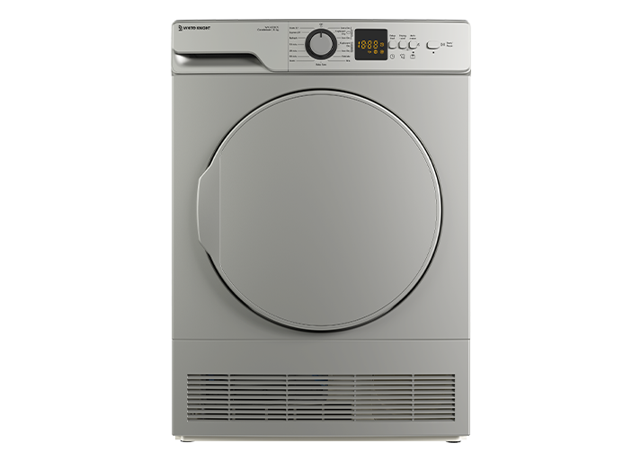 White Knight WK-AT8CS 8kg Condenser Tumble Dryer - Silver