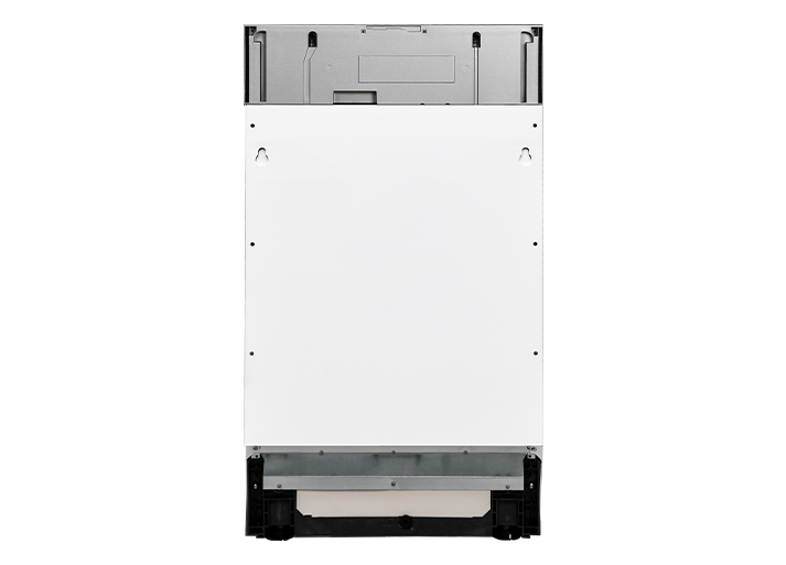 White Knight WK-AT45BIDW Slimline Dishwasher - Silver - E Rated