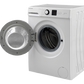 White Knight WK-ATWM126W 6kg Washing Machine with 1200rpm - White - D Rated