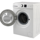 White Knight WK-ATWM127W 7kg Washing Machine with 1200rpm - White - D Rated