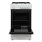 White Knight WK-ATSCG50W Gas Cooker with Hob - Single Cavity - White